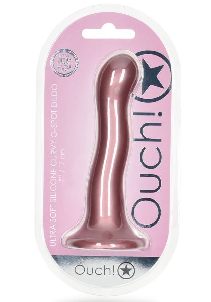 Ultra Soft Curvy G-Spot Dildo 17 cm