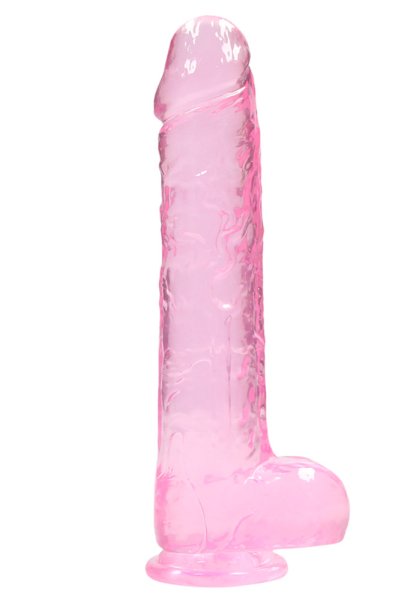 Crystal Clear dildo 22 cm, Pink