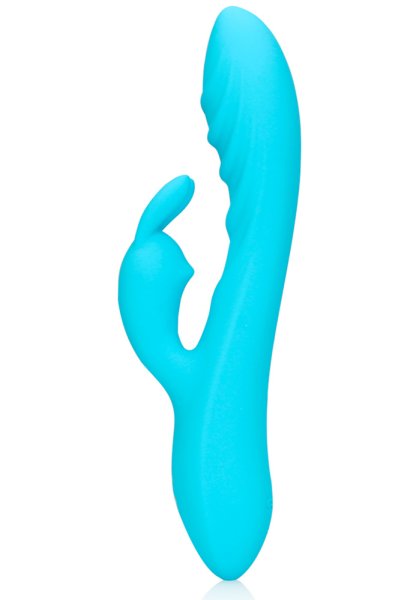 Loveline Ribbed Ultra Soft Rabbit Vibrator