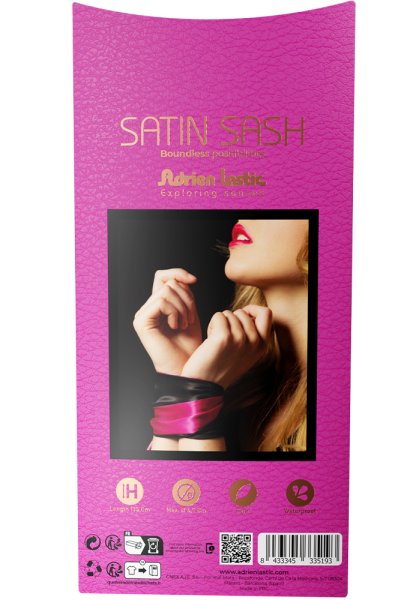 Adrien Lastic Blindfold Satin Sash