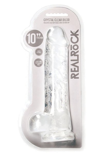 Crystal Clear dildo 25 cm, Clear