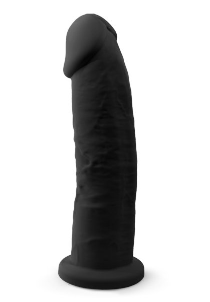 Dual Density Svart Dildo 23 cm