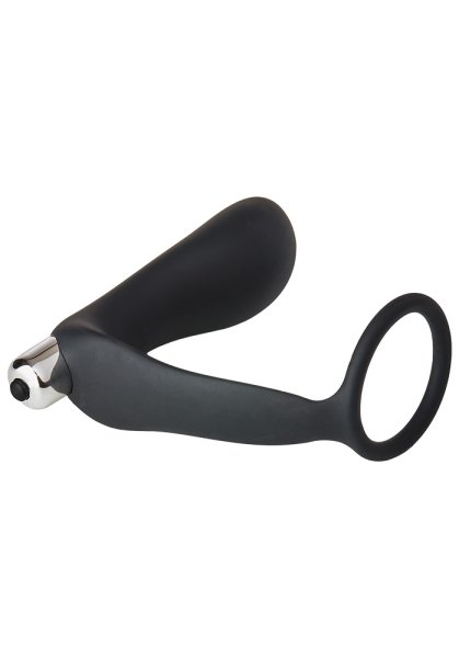 Fantasstic Vibrerande analplugg med penisring