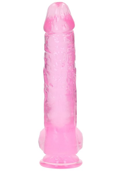 Crystal Clear dildo 25 cm, Pink