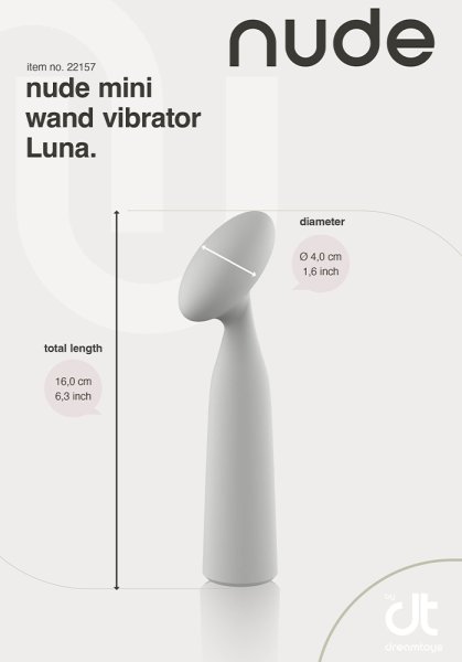 Nude Luna Mini Wand Massager