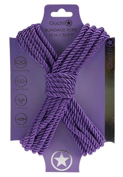Ouch! Bondage Rope 10 m - Purple